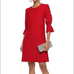 GOAT Red Gemma wool-crepe dress in US 6💃🏼